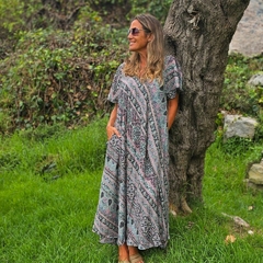 Imagen de Vestido Largo Clara (seda Sari)