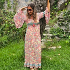 Vestido Largo Marina (seda Sari) - Marina Sol Tienda de Ropa