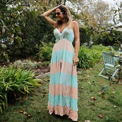 Vestido Largo Susana (algodón bordado) - Marina Sol Tienda de Ropa
