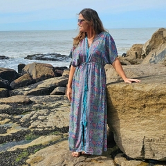 Vestido Largo Roberta (seda Sari) - comprar online