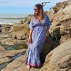Vestido Largo Oriana (seda Sari) - comprar online