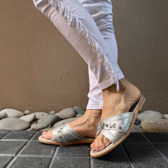 Sandalia Magui plata - comprar online