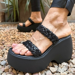 Sandalia Eva negra - comprar online