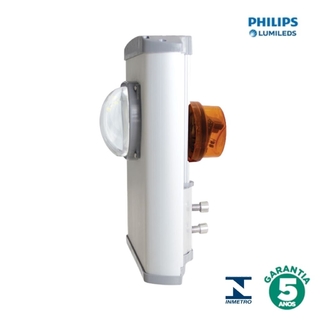 Luminária LED Pública Compacta 100w 3000k Chip Philips 71024