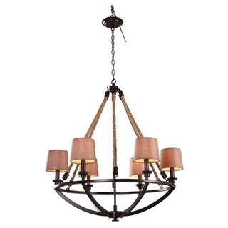 LUSTRE ANCHOR 76CMX80CM 6XE14 - MAR/BG BO004