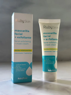 MASCARILLA FACIAL EXFOLIANTE ÁCIDO HIALURÓNICO RUBY ROSE