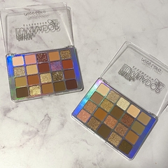 PALETA DE SOMBRAS E ILUMINADORES MISS LARA - MODELO B - Makeupholicok