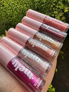 GLOSS CON GLITTER MELU - RUBY ROSE - Makeupholicok