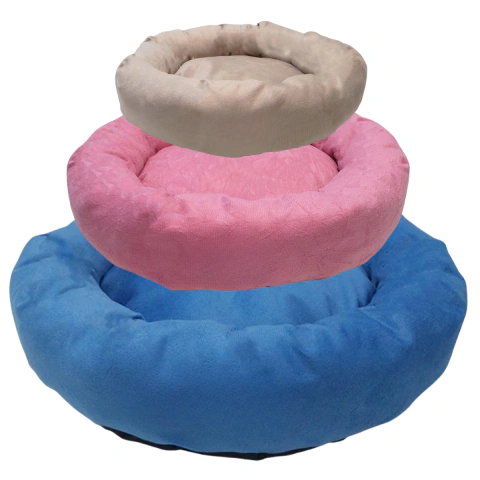Kit 3 Camas Nuvem Redonda Lavável Para Cachorro Gato