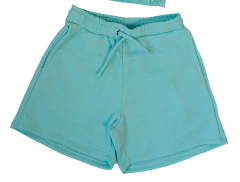 SHORT RUSTICO AQUA - NIÑA 8 AL 16 - comprar online