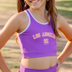 TOP DEPORTIVO L.A. LILA - NIÑA/TEEN 4 al 16