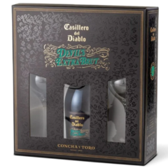 CASILLERO DEL DIABLO EXTRA BRUT + 2 COPAS - comprar online