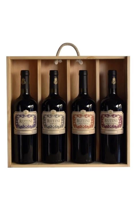 RUTINI VARIETAL WINE BOX x 4