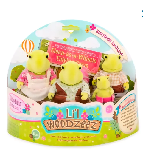 Familia De Tortugas Lil Woodzeez Animales