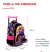 Mochila con Carrito 18" Footy Estrella con Monedero - comprar online