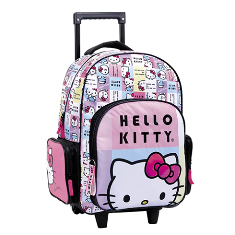 Mochila Carrito Hello Kitty 18"
