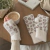 Guantes sin Dedos de Lana con Estampado Animal Print
