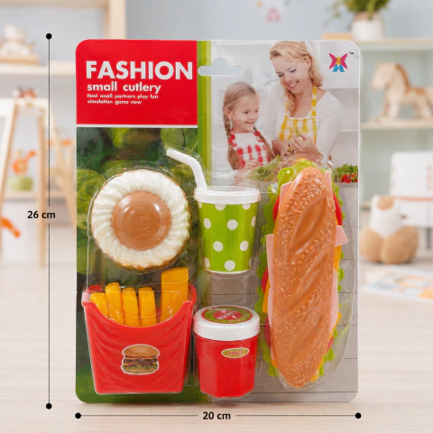 Set de Comida Rapida Encastrable Sanguche