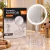 Espejo Giratorio Rotatorio 26 LED Organizador COSMETIC MIRROR