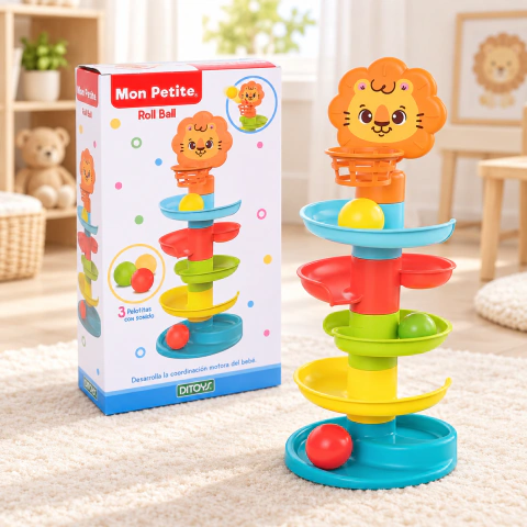 Juguete Torre de Pelotas Mon Petite Roll Ball