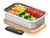 Vianda De Acero Con Tapa De Bambu - comprar online