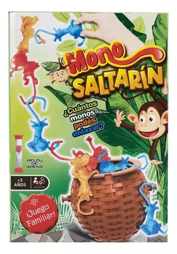 Juego De Mesa Mono Saltarin
