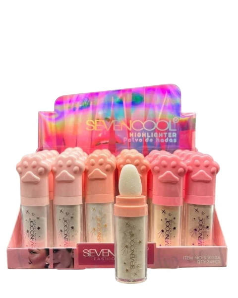 Maquillaje Iluminador En Polvo Patita Gato