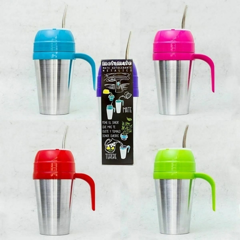Mate Autocebante Metalico 400ml