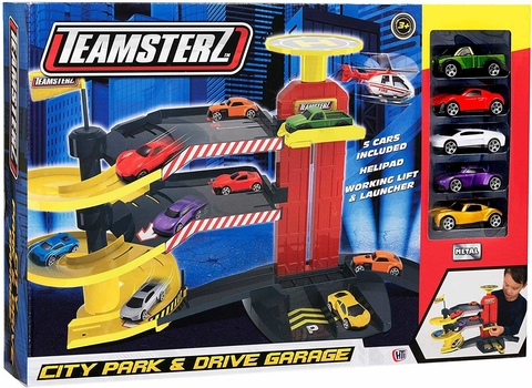 Pista De Autos Teamsterz Park & Drive Garage
