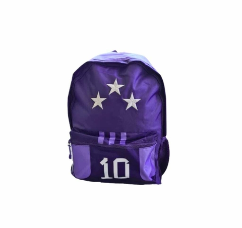 Mochila Espalda 14" Campeones Morada