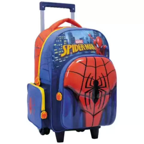 Mochila Con Carrito Spiderman 16 Pulgadas 38227