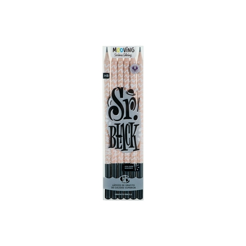 Lapices Negros Sr Black Mooving X6