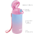Garrafa Térmica Inox Parede Dupla 400ml - Degrade Rosa - Grande Encanto