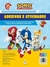 Livro de Adesivos e Atividades - Sonic na internet