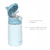 Garrafa Térmica Inox Parede Dupla 320ml - Ursinho Azul - comprar online