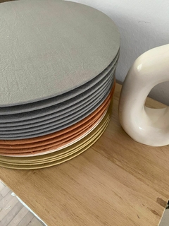 Platos de Sitio con funda en internet