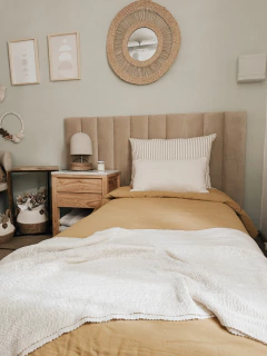Respaldo de cama Velvet - comprar online