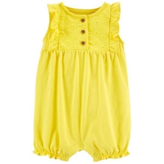 ROMPERS AMARILLO VOLADOS -6M-