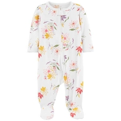 OSITO PIJAMA CON CIERRE FLORAL CARTERS