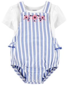 DUO ROMPERS RAYADO -24M-