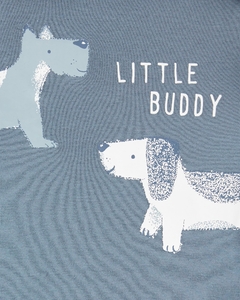 PACK DE BODYS X6 PERRITOS AZULES LITTLE BUDDY CARTERS - comprar online