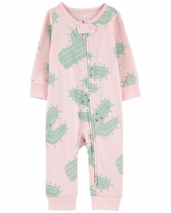 OSITO PIJAMA CON CIERRE CACTUS ROSA CARTERS