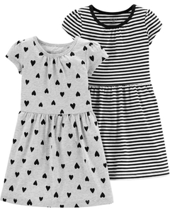 PACK DE VESTIDOS LOVE BLACK -9M-