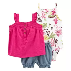 CONJUNTO FLORAL 3P