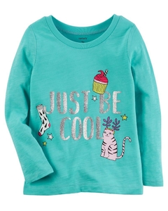 CARTERS- REMERA JUST BE COOL -2T-