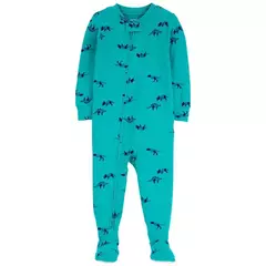 Carter´s Osito Pijama Algodon Cierre Dinosaurios