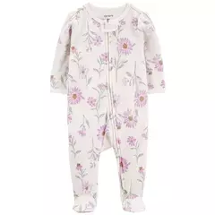 Carter´s Osito Pijama Algodon Cierre Floral