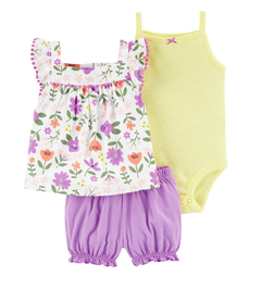 TRIO FLORES LILAS