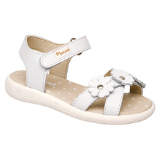 MARCEL- SANDALIAS FAJA 3 FLORES BLANCAS -T18-