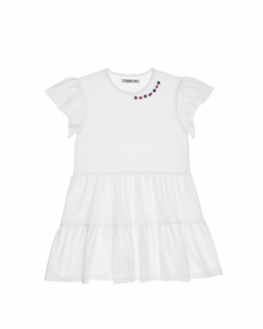 WANAMA- VESTIDO AMANDA GIRLS BLANCO